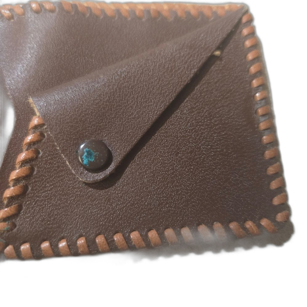 Vintage Tooled Leather Wallet - Picture 4 of 4